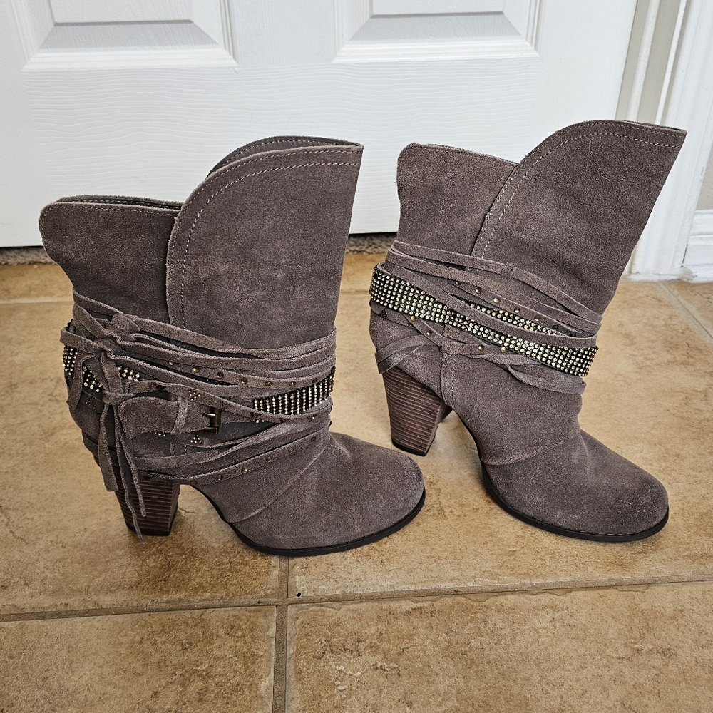 EUC Naughty Monkey Ankle Boots
